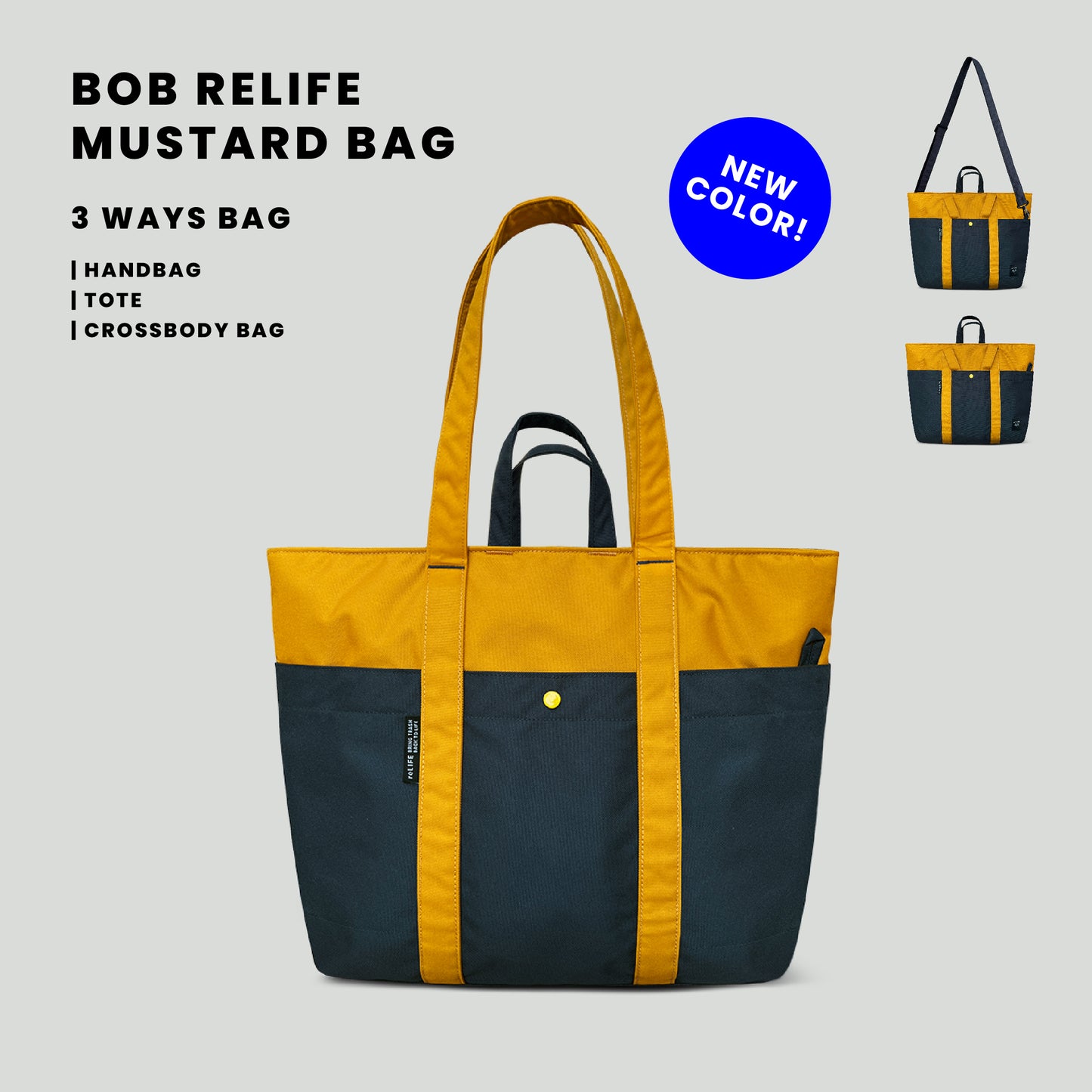 Bob relife mustard bag