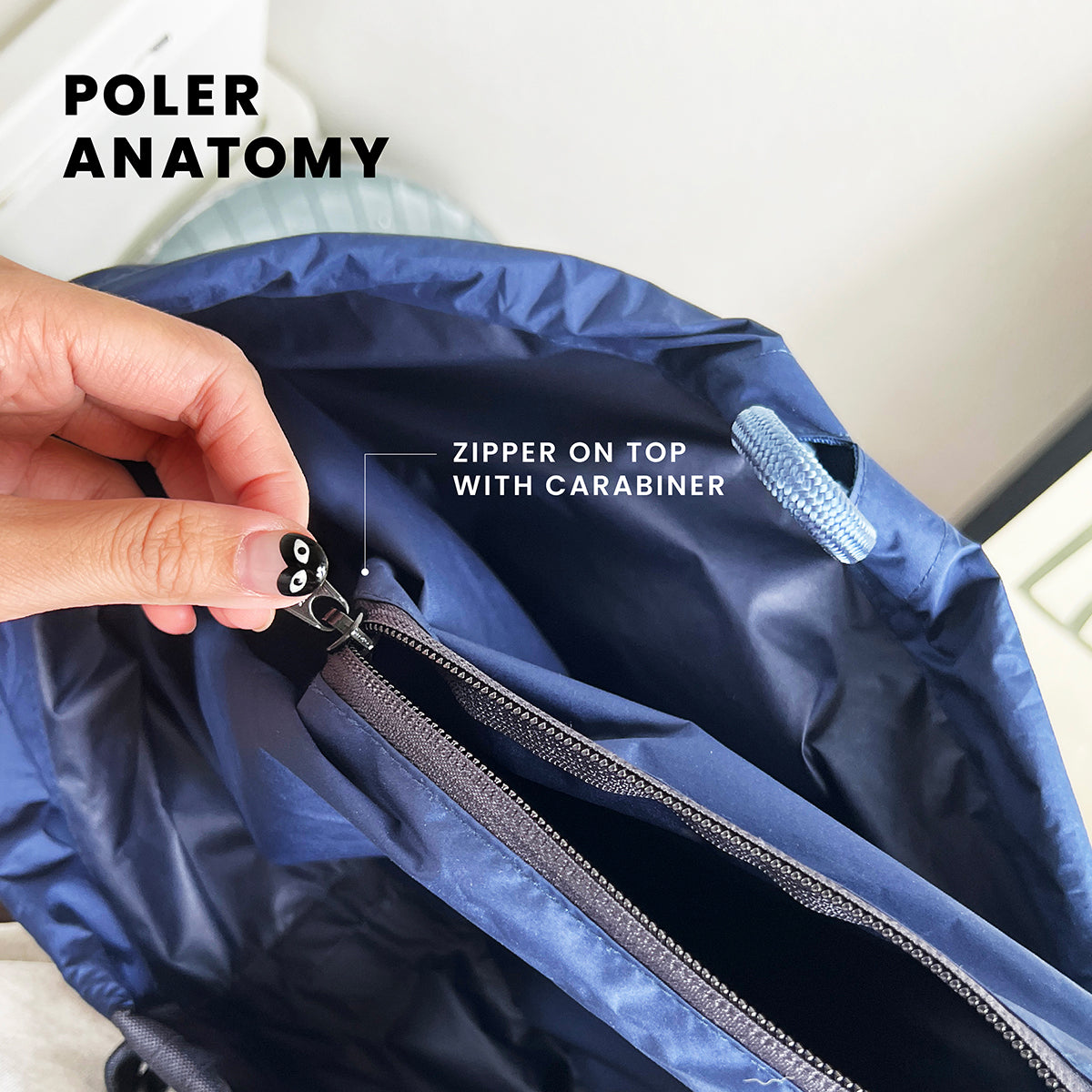 Poler relife charcoal bag